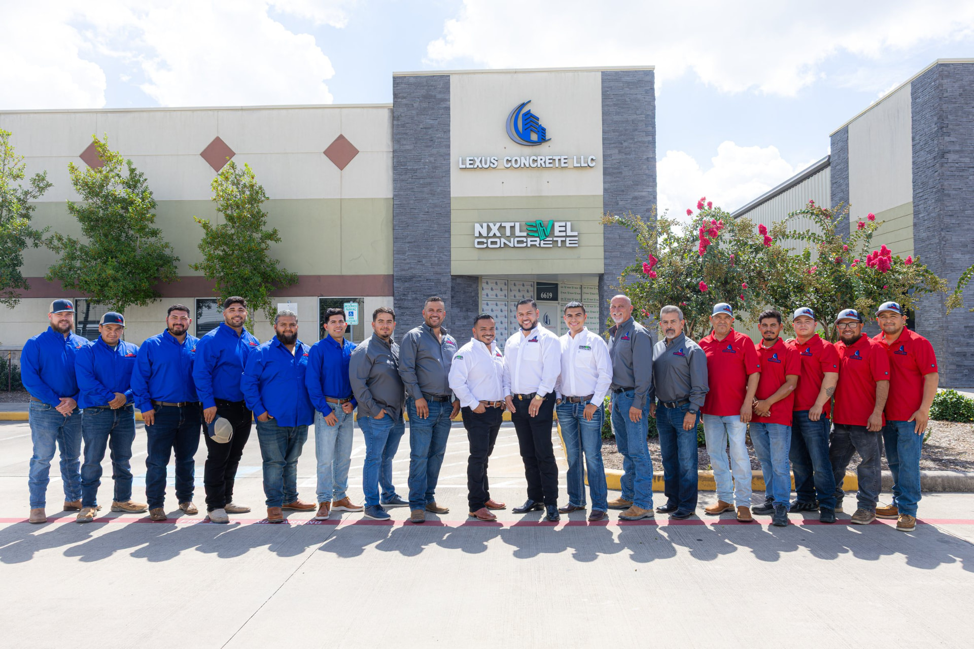 The Lexus Concrete team serving builders across Texas