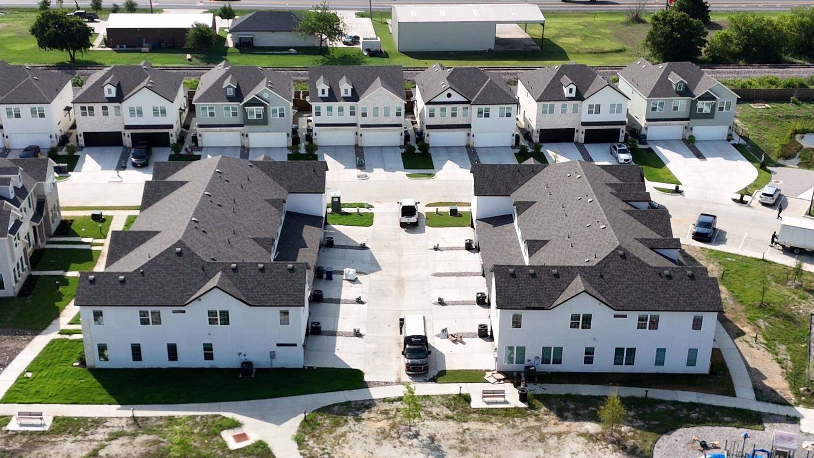 Red Oak residential concrete jobsite